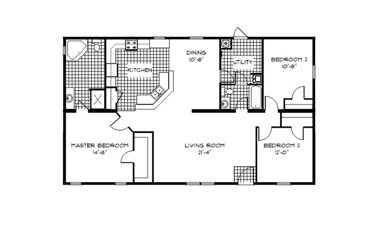 Next Modular Birch Ranch Modular Home 1 595 Sf 3 Bed 2