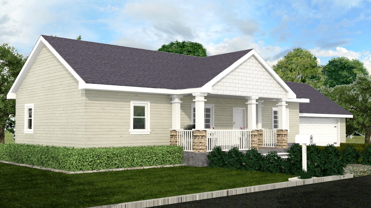 Dakota Ranch Modular Home 1,387 SF 3 Bed 2 Bath Next Modular