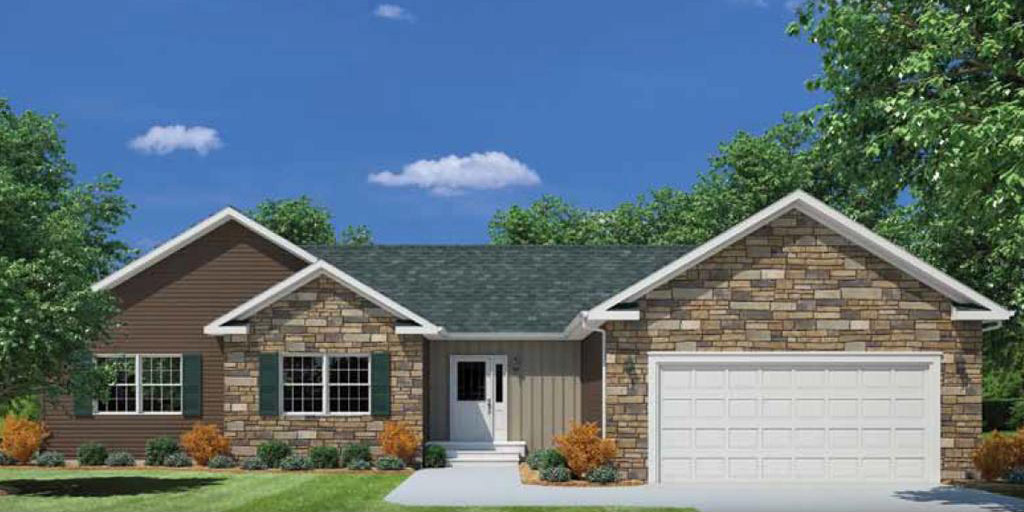 Danbury Ranch Modular Home 1,652 SF 3 Bed 2 1/2 Bath Next Modular