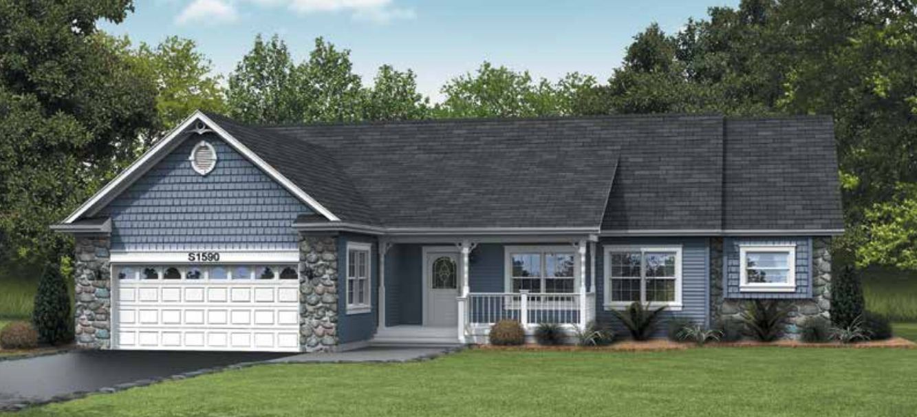 Seaside Vue Ranch Modular Home 1,800 SF 3 Bed 2 Bath Next Modular