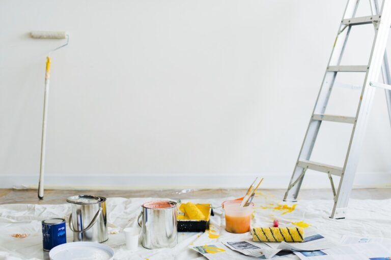 painting a modular home