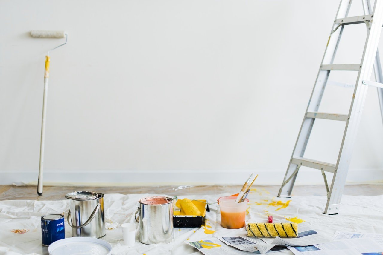 painting a modular home