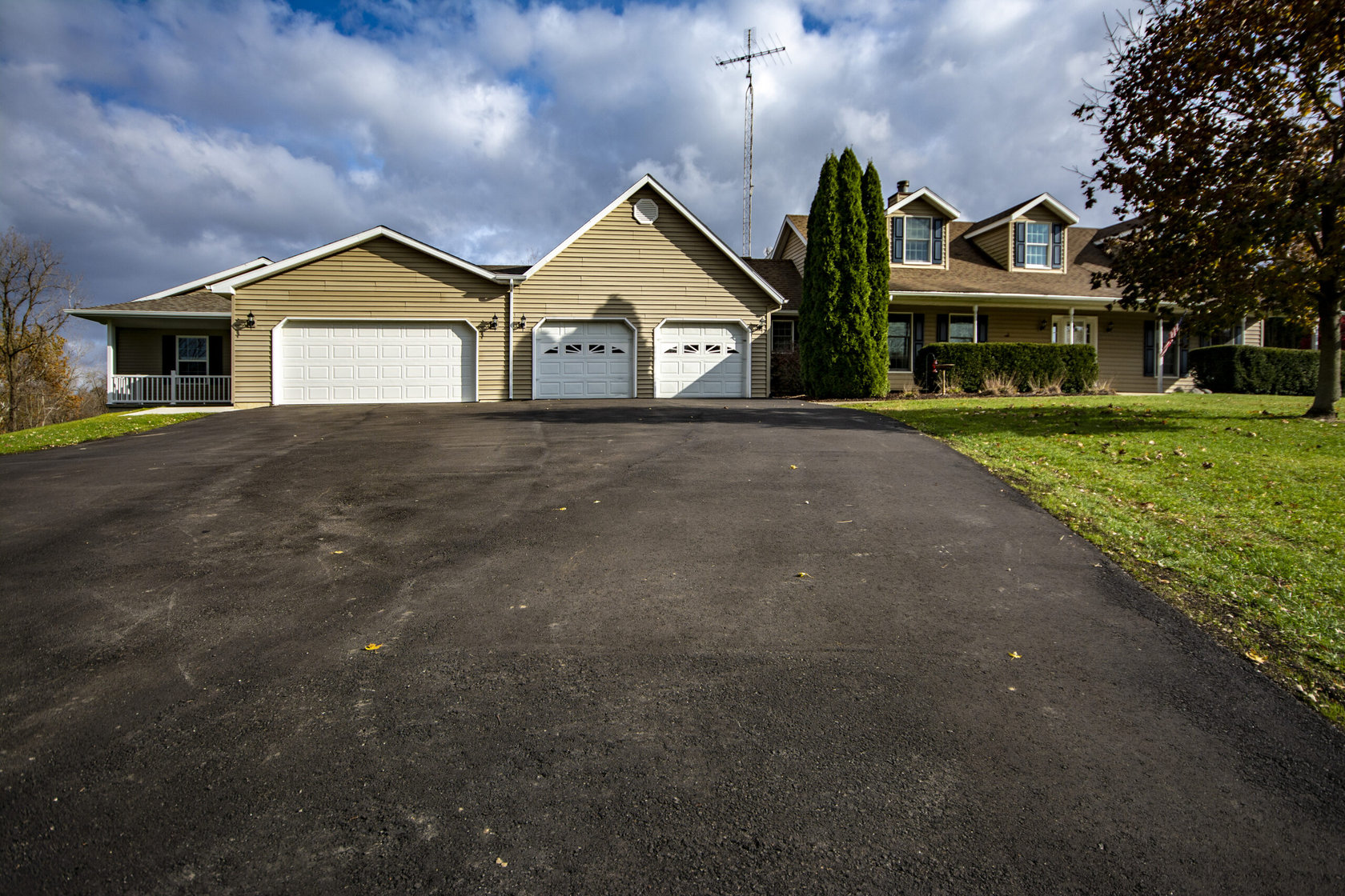 asphalt driveway