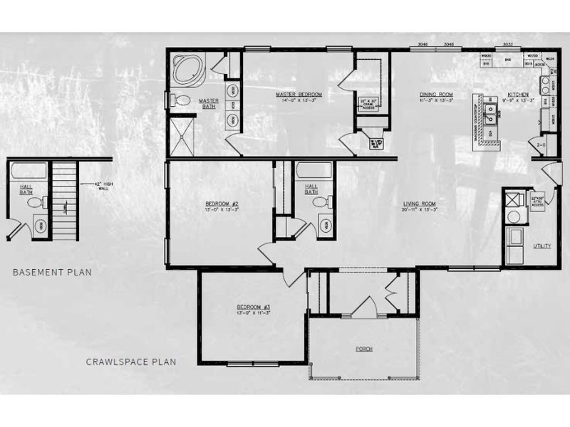 floor plans without dining room