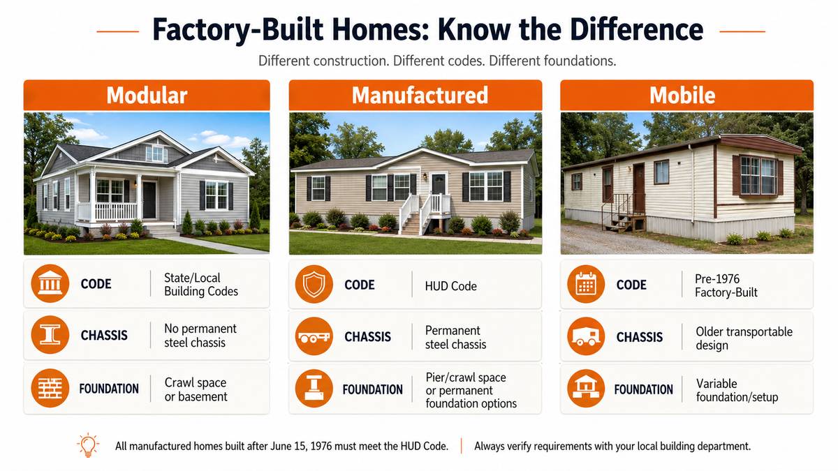 Modular vs. Manufactured vs. Mobile Homes | Next Modular