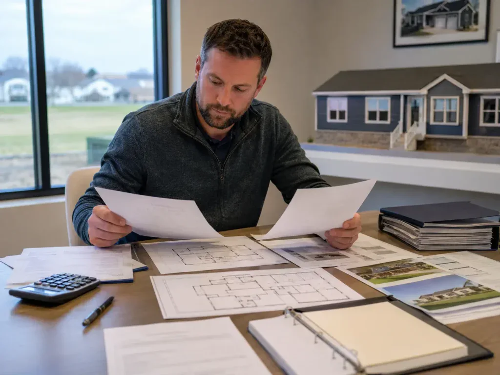 Muncie modular home buyer preparing for a Next Modular project quote.