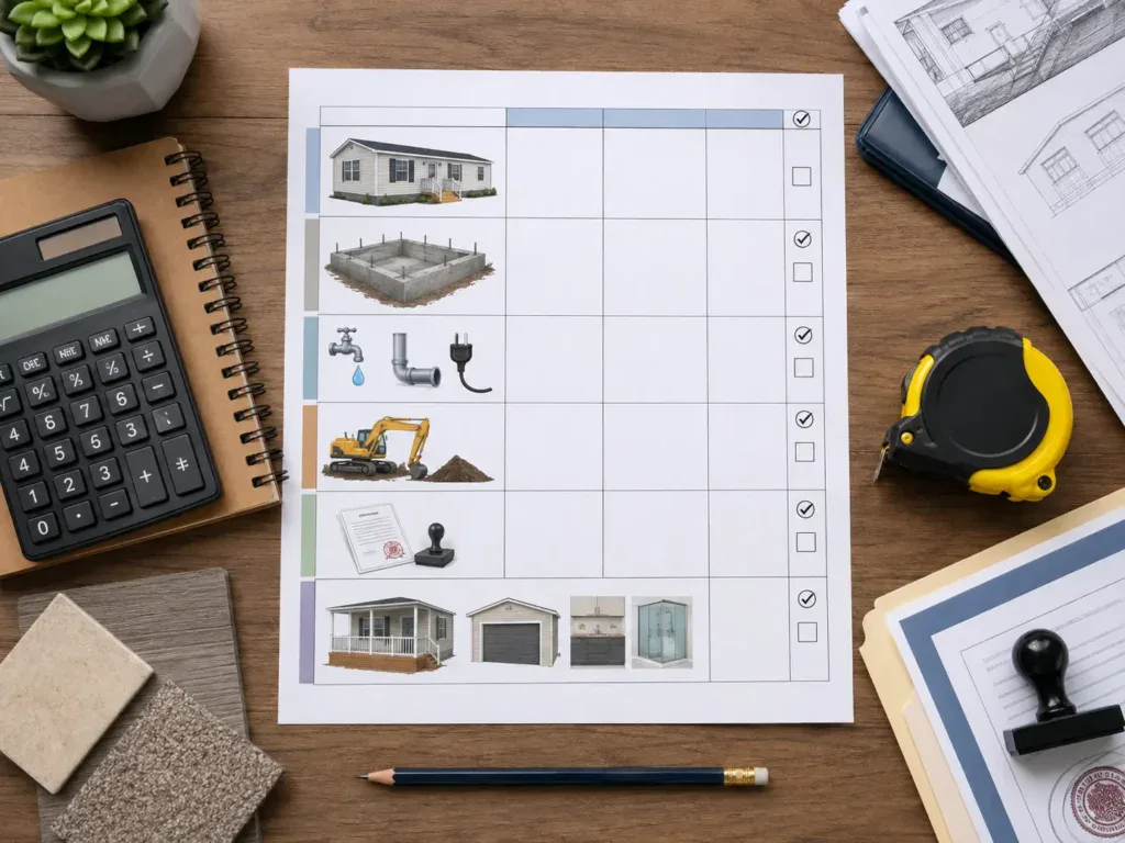 Next Modular full project budget for a modular home in Muncie, Indiana